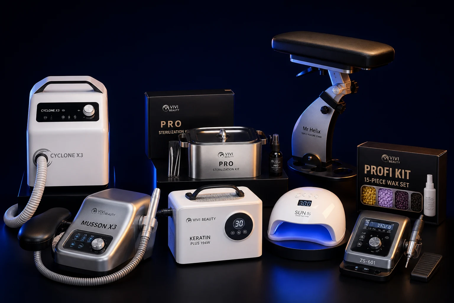 Vivi Beauty: category search added around a controlled product core — Equipment for beauty professionals · Ukraine
